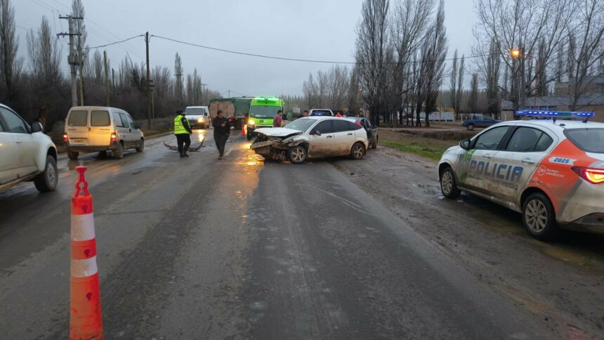 Ruta 151: choque cerca de Cipolletti