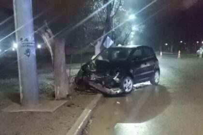 Catriel: chocaron contra un árbol. Dos mujeres con heridas leves