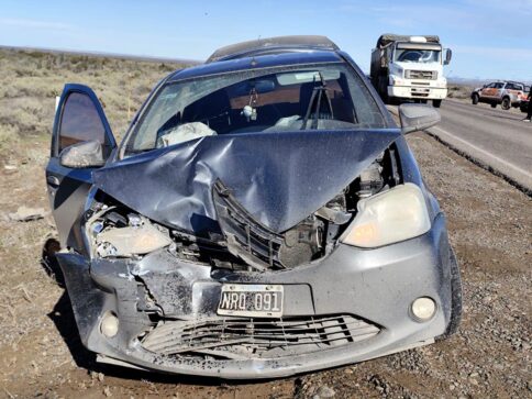 Ruta 151: imprudencia provocó un choque en cadena cerca de Catriel