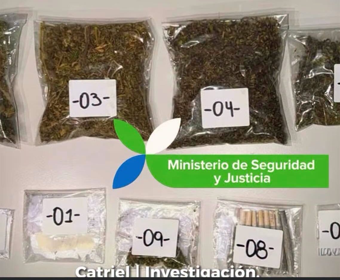 Catriel: desarticulan punto de venta de drogas