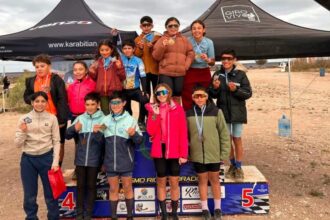 Los Nino Bikers brillaron en La Adela con una destacada actuación en el Norpatagónico de XCO