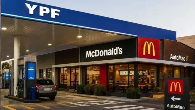 Río Negro tendrá su primer McDonald’s en una estación de YPF