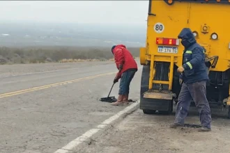 (Video) Vialidad Nacional coloca «Rapibach» en la Ruta 151