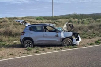 Un lesionado por un vuelco en la Ruta 151