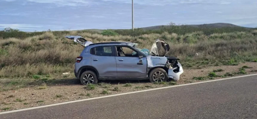 Un lesionado por un vuelco en la Ruta 151