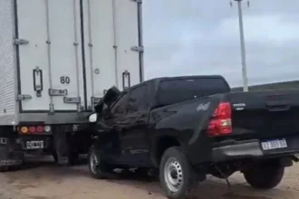 Ruta 151: circulaba por la banquina y chocó cerca de Puelén