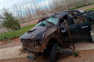 Rincón de los Sauces. Accidente fatal deja dos fallecidos y dos heridos graves