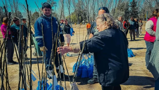 Municipio entregó árboles de producción local a los vecinos