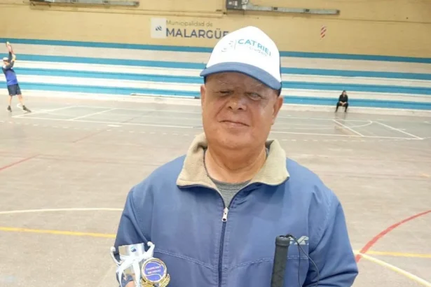 Miguel Vara se consagró campeón de la Copa de Plata en el Nacional de Blind Tenis