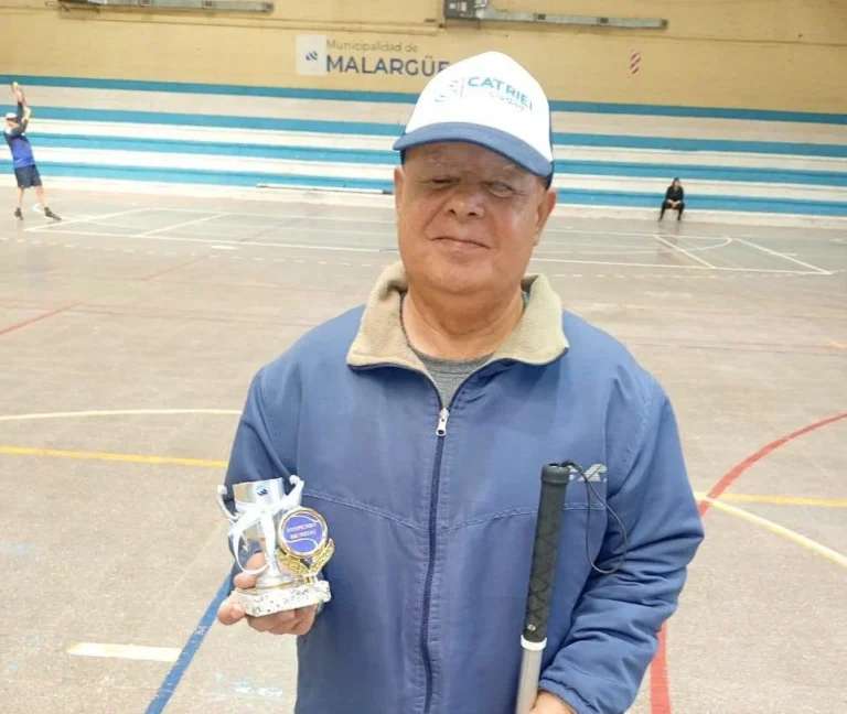 Miguel Vara se consagró campeón de la Copa de Plata en el Nacional de Blind Tenis