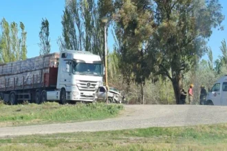 Accidente Ruta 151 cerca de Vidal. Hay desvío de tránsito