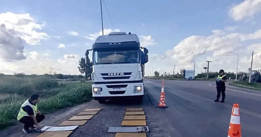 Arena para Vaca Muerta: detectan camiones con sobrepeso en La Pampa