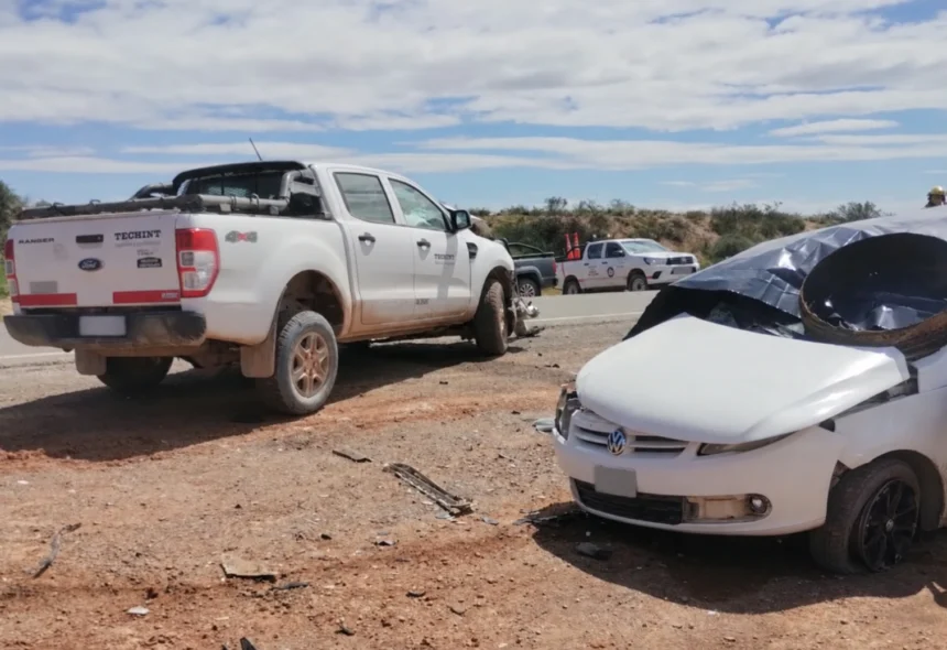 Tragedia en ruta 151-Una mujer falleció tras un choque entre un auto y camioneta
