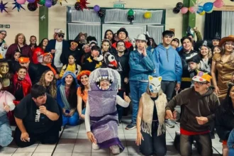 La inclusión cruzó el río Colorado y reunió a jóvenes de distintas localidades en una gran fiesta