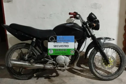 Catriel: La Policía incautó una moto armada con partes robadas